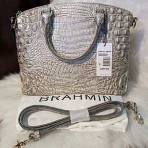 NWT Brahmin Duxbury Satchel Sterling